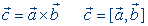 Vector multiplication formula