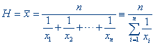 Average formula