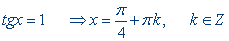 Trigonometric equations