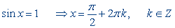 Trigonometric equations