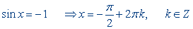 Trigonometric equations